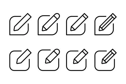 Edit icon vector illustration. edit document sign and symbol. edit text ico.. Stockillustratie