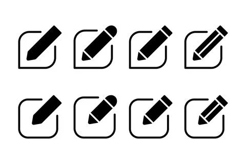 Edit icon vector illustration. edit document sign and symbol. edit text ico.. Ilustración de archivo