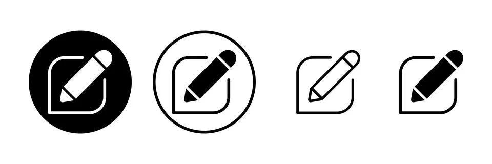 Edit icon vector illustration. edit document sign and symbol. edit text ico.. Stock-Illustration