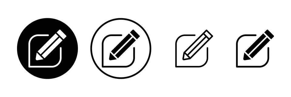 Edit icon vector illustration. edit document sign and symbol. edit text ico.. 库存插图