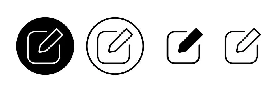 Edit icon vector illustration. edit document sign and symbol. edit text ico.. 스톡 일러스트