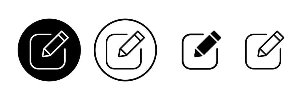Edit icon vector illustration. edit document sign and symbol. edit text ico.. Stock Illustration