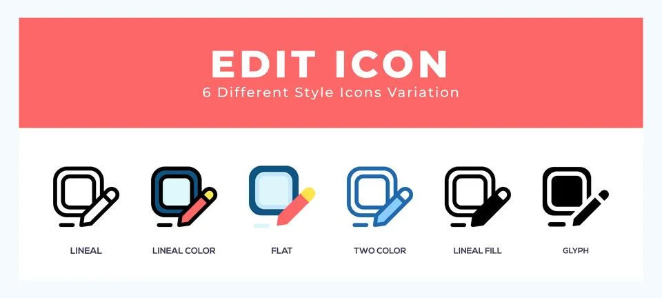 Edit icon vector illustration. trendy styles Stock Illustration