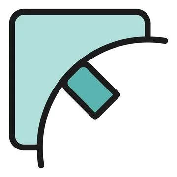 Edit image tool icon vector flat Stockillustratie