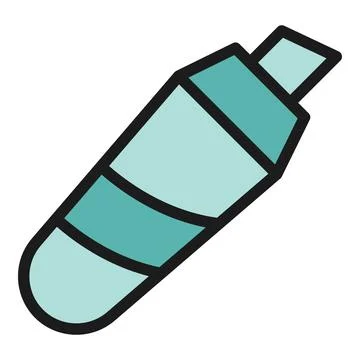 Edit knife icon vector flat Illustrazione stock