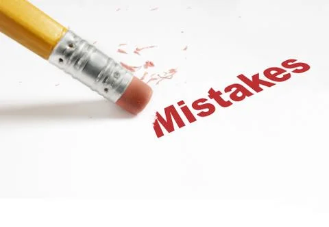 Edit mistakes red Stock Photos