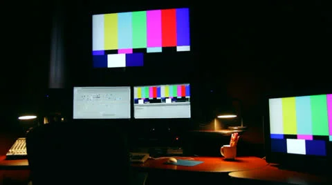 Edit Suite Dolly Video stock 22858515