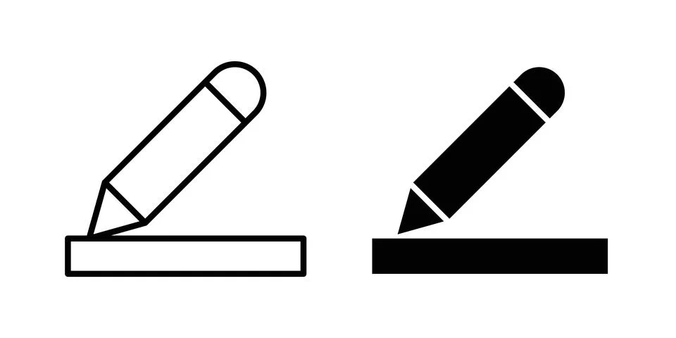 Edit text icon graphic design. web icons vectors Stockillustratie