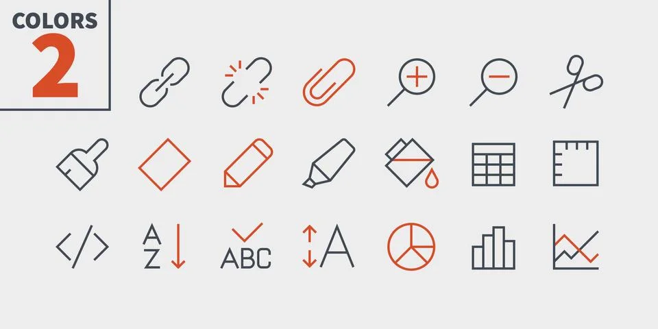 Edit text Pixel Perfect Well-crafted Vector Thin Line Icons 48x48 Ready for 스톡 일러스트