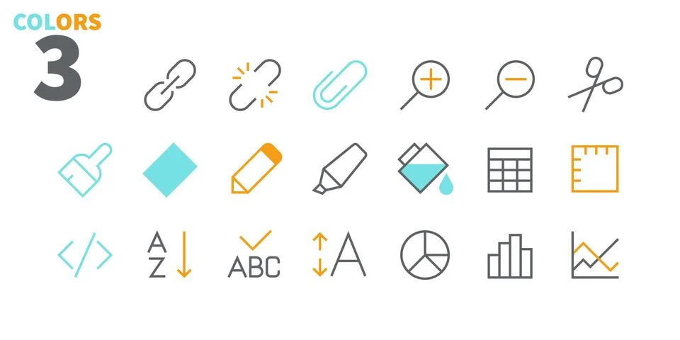Edit text Pixel Perfect Well-crafted Vector Thin Line Icons 48x48 Ready for Illustrazione stock