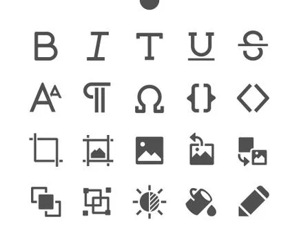 Edit text v3 UI Pixel Perfect Well-crafted Vector Solid Icons Illustration