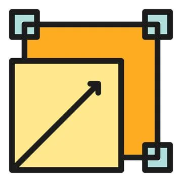 Edit tool icon vector flat Illustrazione stock