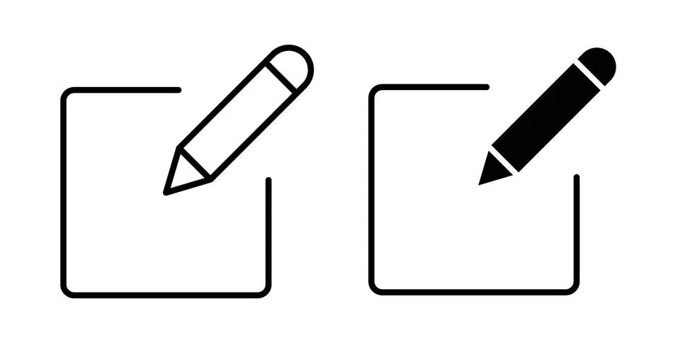 Edit tool icon for web projects Stock Illustration
