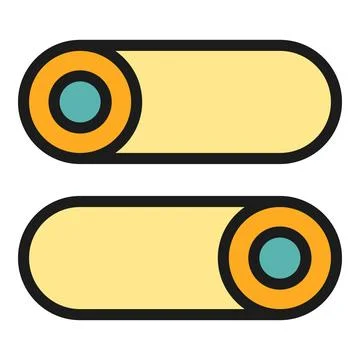 Edit tool tube icon vector flat Illustrazione stock