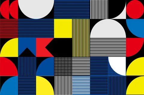 Editable Abstract background in geometric pattern. Stock Illustration