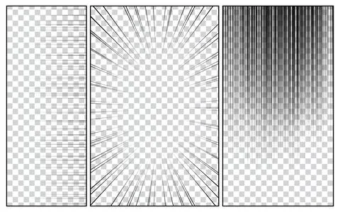 Editable Abstract Comic Page Background Stock Illustration