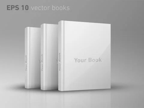 Editable eps 10 vector books Stock Illustration