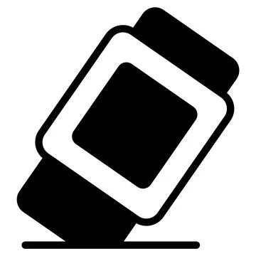 An editable glyph sticker of gold token representing level up concept Stock Illustration