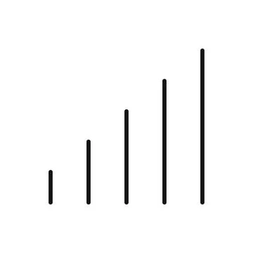 Editable graphic or signal line icon. Vector illustration isolated on white b Stock Illustration