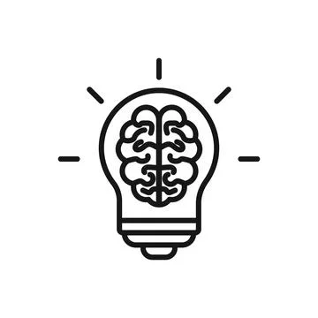 Editable Icon of Artificial Intelligence, Vector illustration isolated on w.. Stock Illustration