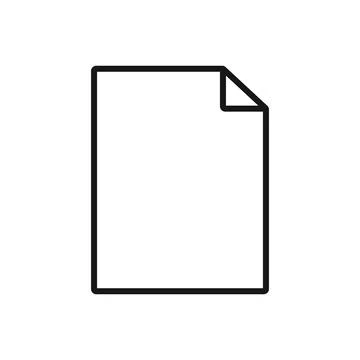 Editable Icon of File, Vector illustration isolated on white background. us.. Stock Illustration