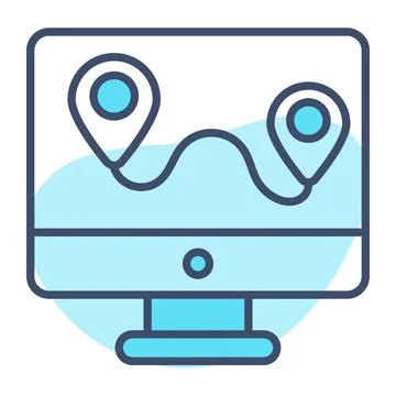 An editable isometric illustration representing continuous integration on a 库存插图