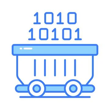An editable isometric illustration representing continuous integration on a 库存插图