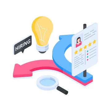 An editable isometric illustration representing continuous integration on a Stock Illustration