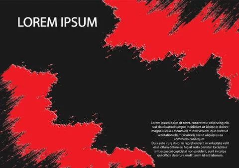 Editable layout for A4 cover with abstract pattern for printed editions. Stock Illustration