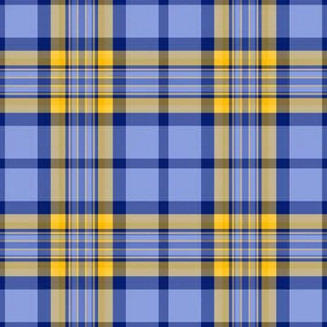 Editable seamless vector check, striped plaid pattern texture. Deco fabric .. Stock Illustration