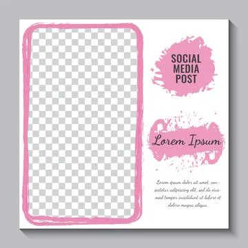 Editable Social Media Post Template. Elegant Sale and Promotion Web Banner... Illustrazione stock