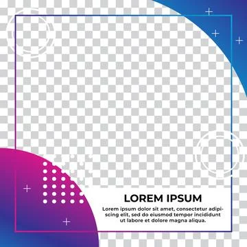 Editable Social Media Post Template. Colorful Flyer Design. Elegant Sale an.. Ilustração Stock