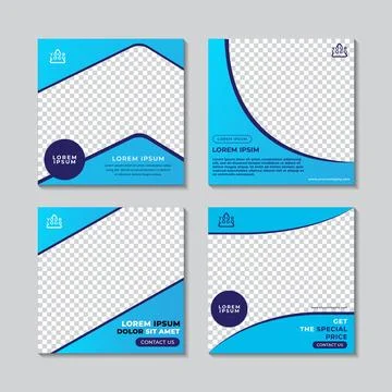 Editable Social Media Post Template. Elegant Sale and Promotional Web Banne.. Illustrazione stock