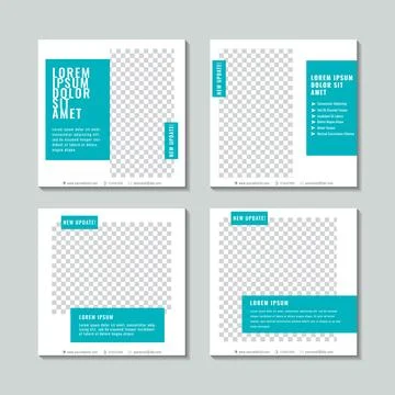 Editable Social Media Post Template. Clean, Simple Casual Sale and Promotio.. Stock-Illustration