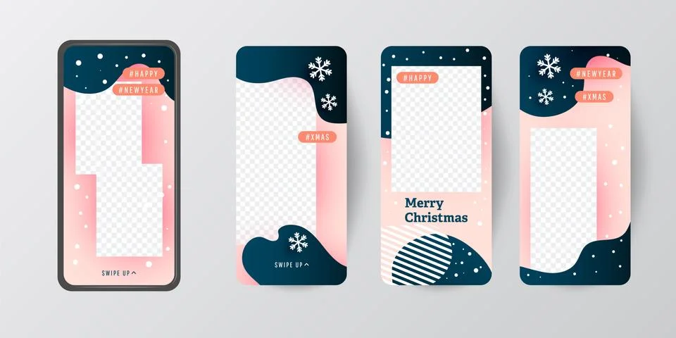 Editable Stories template. Streaming. Stock-Illustration