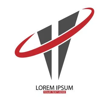 Editable template for a logo, emblem or brand of a company. Simple vector ill Stock Illustration