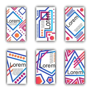 Editable template for social networks and for fashion brand promotion on web  Stock Illustration