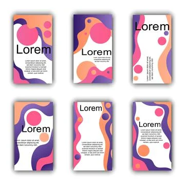 Editable template for social networks and for fashion brand promotion on web  Stock Illustration