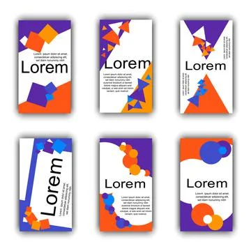 Editable template for social networks and for fashion brand promotion on web  Stock Illustration