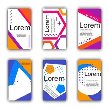 Editable template for social networks and for fashion brand promotion on web  Stock Illustration