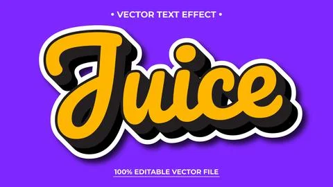Editable text effect black and orange sticker text effect, Editable text effe イラスト素材
