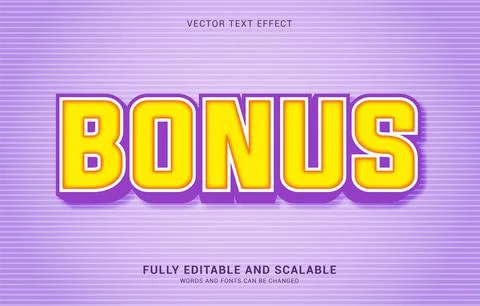Editable text effect, Bonus style Stock Illustration