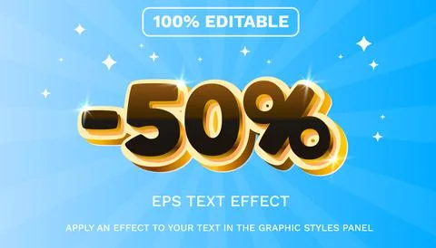 Editable text effect. cash back coin. Retro style. Vector illustration Illustrazione stock