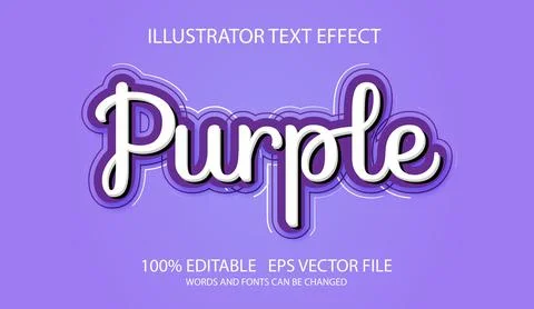 Editable text effect in modern style Ilustração Stock
