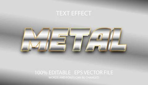 Editable text effect in modern style Illustrazione stock