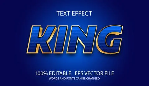 Editable text effect in modern style Stock Illustration