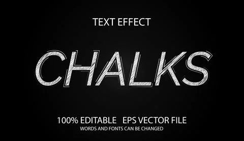 Editable text effect in modern style Stock Illustration