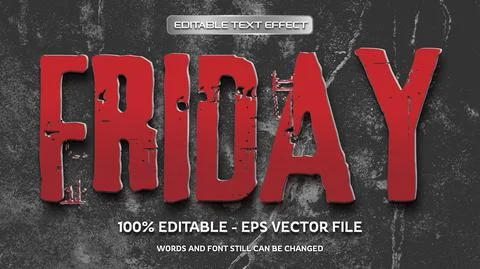 Editable text effect with natural stone background Stock Illustration