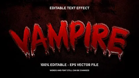 Editable text effect with natural stone background Stock Illustration