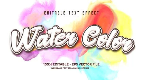 Editable text effect with natural stone background Stock Illustration